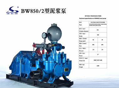 BW850/2泥浆泵